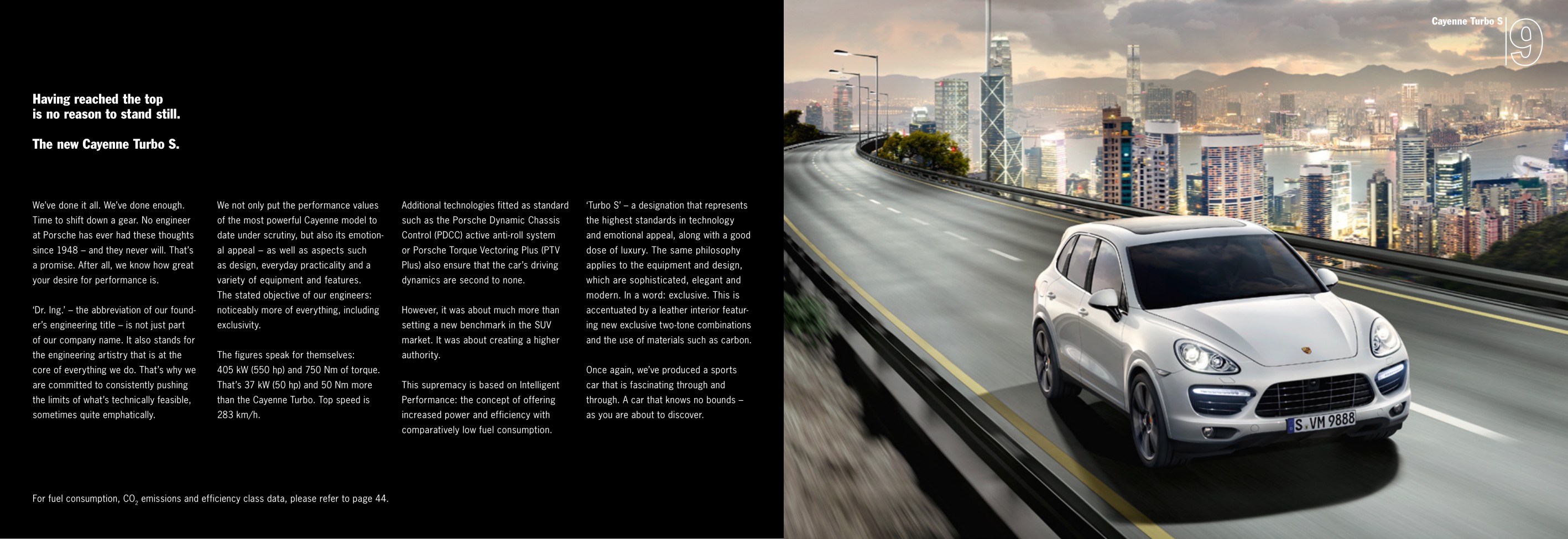 2013 Porsche Cayenne Turbo Brochure Page 9